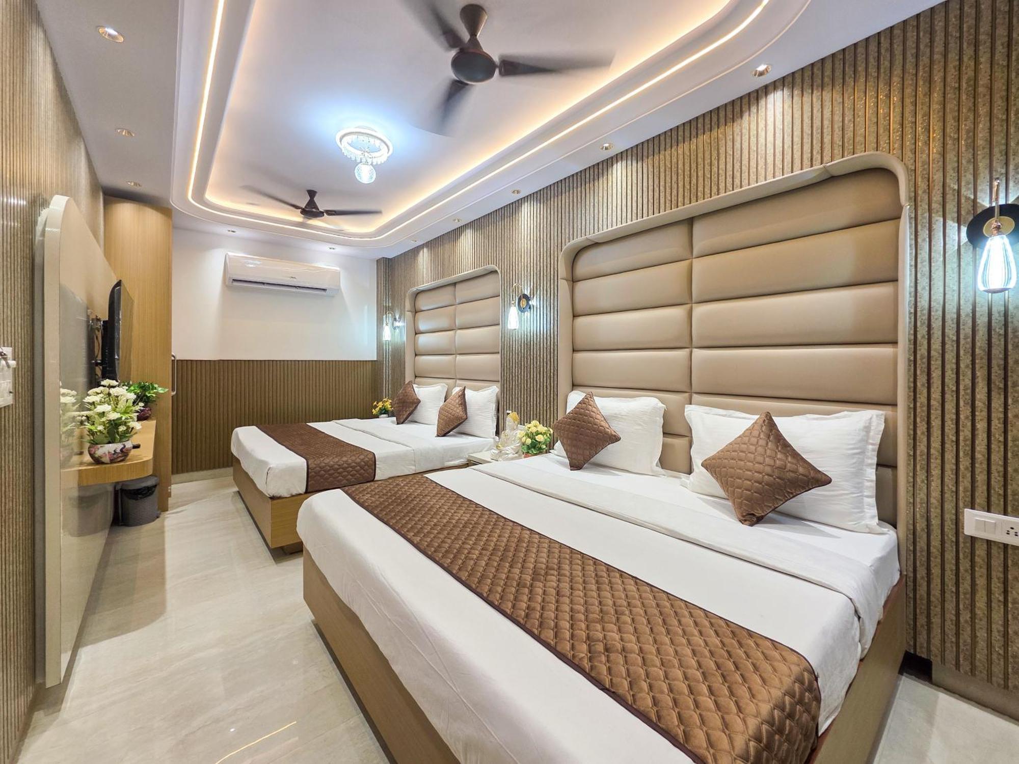 Delhi Delight Premium Panzió Új-Delhi Kültér fotó